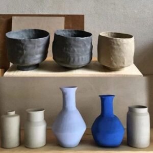 Contemporary Handcrafted Terracotta Vases – Matte Sculptural Clay Décor